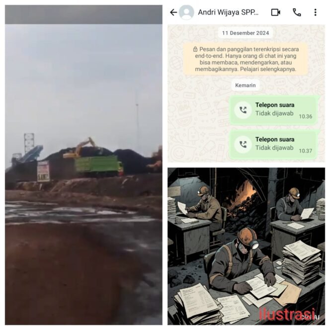 
 PT GEL Bungkam, Publik Desak Aparat Bongkar Skandal Batu Bara.