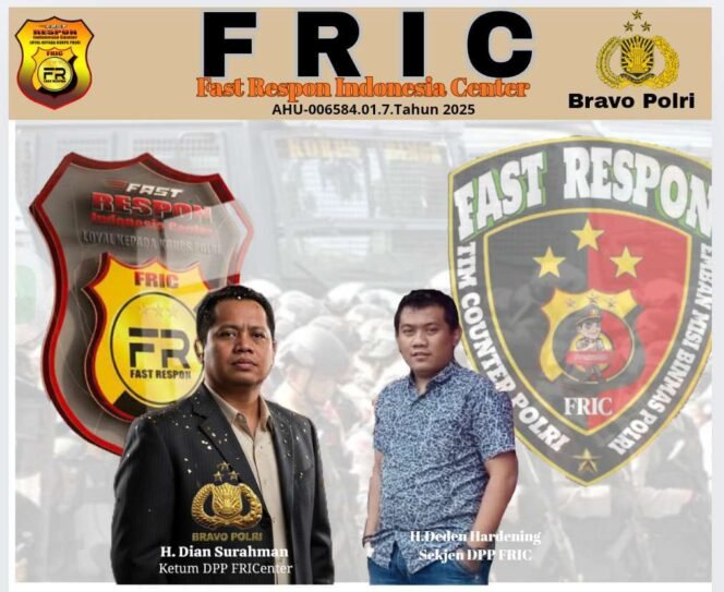 
 Ketum FRIC: Media Dan Jurnalis Tergabung Di FRIC Terseleksi Siap Mendukung Program Presiden RI dan Kapolri ” Siap Menjaga Marwah Polri “