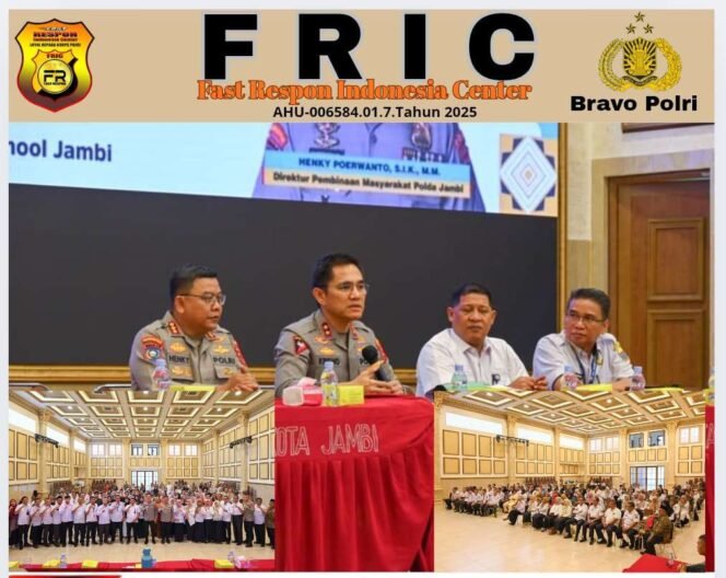 
 Kapolda Jambi: BK Berperan Strategis sebagai Mitra Polri Dalam Membentuk Karakter dan Mental Generasi Muda di tengah Tantangan Era Digital.