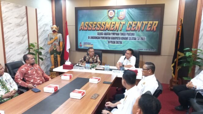 
 SSDM Polri dan Polda Sultra Gelar  Assessment Center Seleksi Terbuka Jabatan Sekda Konawe Selatan
