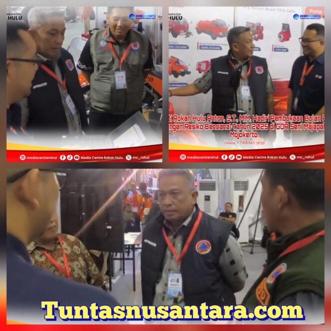 
 Pembukaan Bulan PRB 2025 di Mojokerto, Bupati Rohul : Bulan PRB Momentum Perkuat Sinergi Mitigasi Bencana