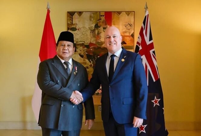 
 Presiden Prabowo Bertemu PM Selandia Baru Bahas Peningkatan Kerja Sama Ekonomi dan Perdagangan