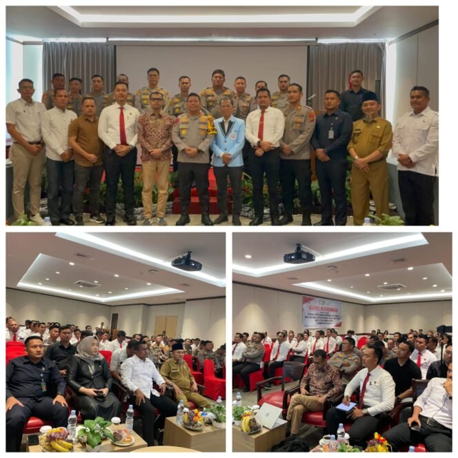 
 Polres Pelalawan Gelar Koordinasi Penanganan Perkara dan Diskusi KUHP Nasional Bersama Aparat Penegak Hukum