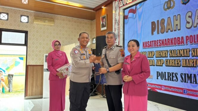 
 Rotasi Pejabat di Polres Simalungun: Kapolres Tegaskan Pengabdian Tak Boleh Berhenti, Ini Pesan dan Momen Haru di Aula Andar Siahaan