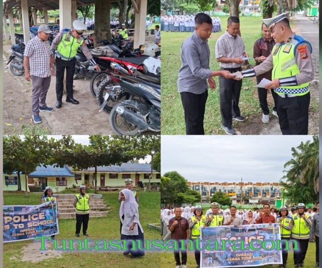 
 Satlantas Polres Simalungun Intensifkan Edukasi Pelajar melalui Police Goes To School Dalam Rangka Operasi Zebra Toba 2025
