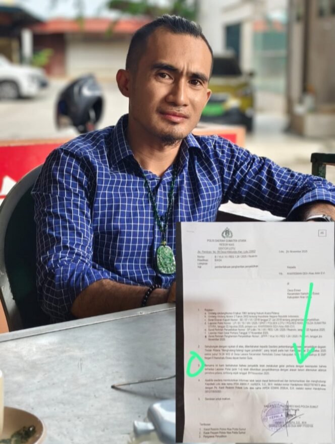 
 Pimpinan Umum Yutelnews.com akan Surati Propam Sumut dan Polres Nias atas SP3 yang Dikeluarkan Polsek Lotu atas Dugaan Pelanggaran UU Pers