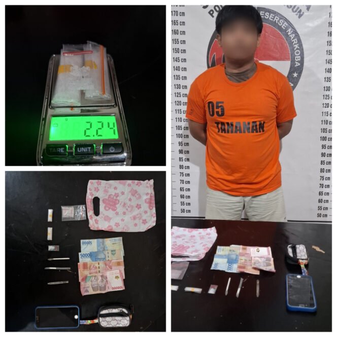 
 BREAKING NEWS: Pengedar Sabu Ditangkap di Perdagangan, Satu Pelaku Kabur