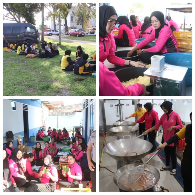 
 Polres Simalungun & Bhayangkari Gelar Dapur Umum Raksasa, Siapkan Ribuan Makanan untuk Korban Banjir dan Longsor Sumut