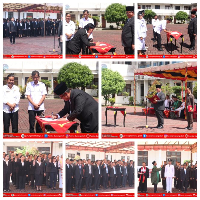 
 Di Penghunjung Tahun 2025 Wali Kota Gunungsitoli Lantik dan Ambil Sumpah/Janji Jabatan PNS di Lingkungan Pemko Gunungsitoli