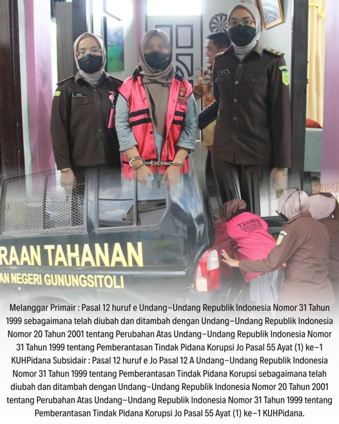 
 Komisioner Bawaslu Kota Gunungsitoli Akhirnya di Tahan Terkait Dugaan Pungli dan Penyalahgunaan SPPD Tahun 2023,