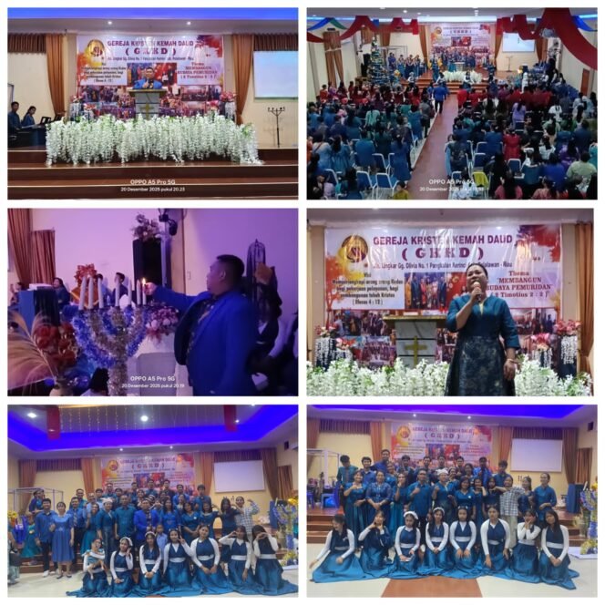 
 Ibadah Natal GKKD Pangkalan Kerinci Berlangsung Khidmat, thema:  “Membangun Budaya Pemuridan”