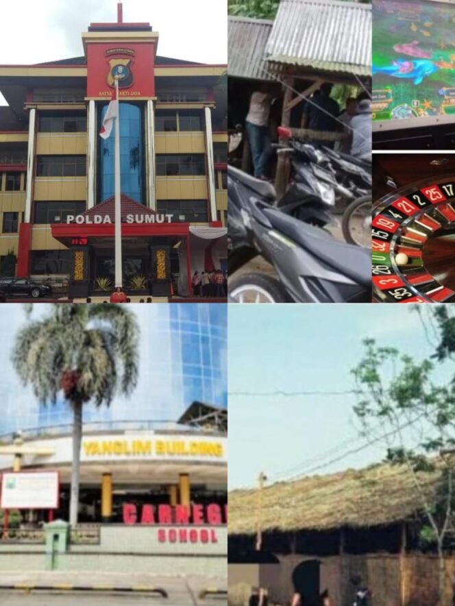 
 Polda Sumut Beserta Jajaran Polres dan Polsek DIDUGA Pembantu Mafia Judi Aseng Kayu