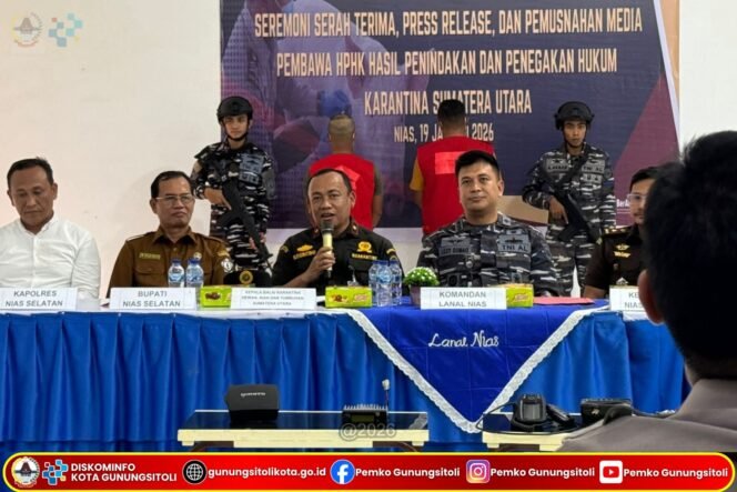 
 Pemko Gunungsitoli Imbau Masyarakat Patuhi Aturan Karantina Hewan, 227 Ekor Babi Ilegal Dimusnahkan