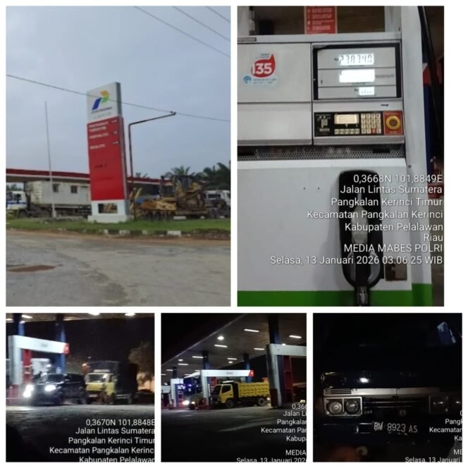 
 Konsumen Pertanyakan Aktivitas Pengisian BBM Dini Hari di SPBU 14.283.6109 PT KSO Pangkalan Kerinci