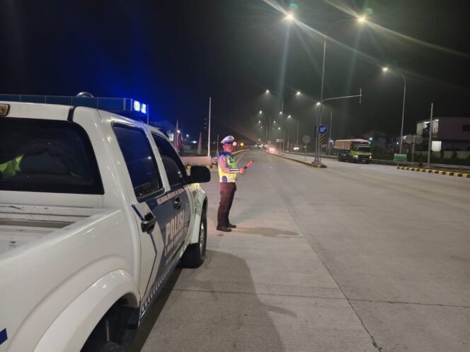 
 Blue Light Patrol Satlantas Polres Simalungun Amankan Jalur Pane Tongah–Seribu Dolok, IPDA Yancen: Cegah Balap Liar dan Kejahatan 3C