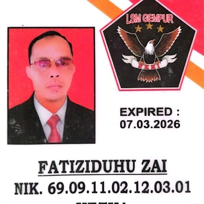 
 DPC LSM Gempur Kabupaten Nias, Apresiasi Atas Pengeledahan Rumah Dinkes Serta PPK Terkait RSUD Pratama Nias