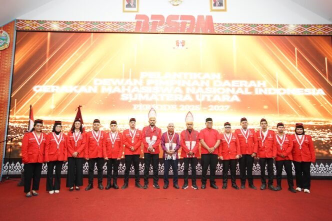 
 Wagub Sumut Hadir Pelantilan DPD GMNI Sumatera Utara di Tengah-Tengah Kader GMNI Sumut