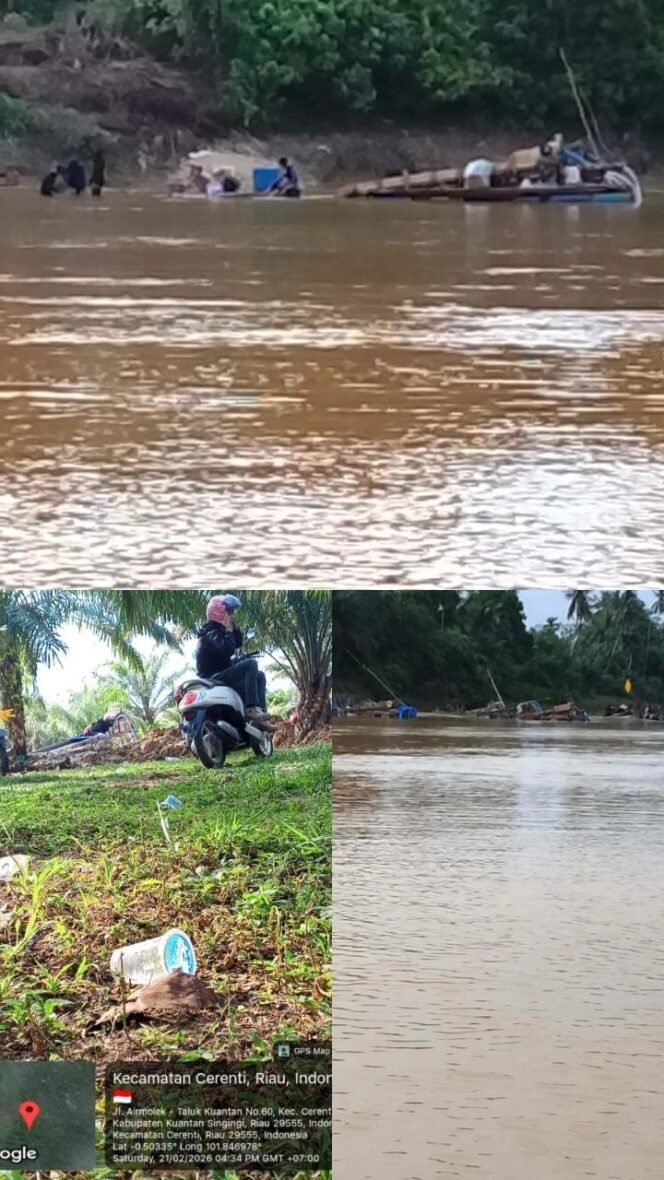 
 Aktivitas PETI di Wilayah Hukum Polsek Cerenti Kembali Marak, Masyarakat Keluhkan Dampak Lingkungan dan Dugaan Pembiaran
