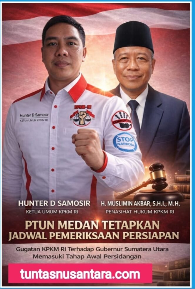 
 KPKM RI Gugat Pemerintah Provinsi Sumatera Utara, Sidang Perdana Digelar di PTUN Medan 3 Maret 2026