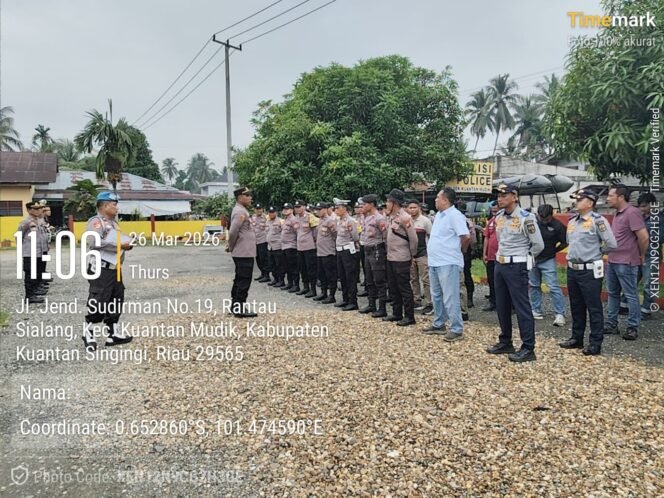 
 Polres Kuansing Maksimalkan Pengamanan Festival Perahu Baghanduang di Kuantan Mudik