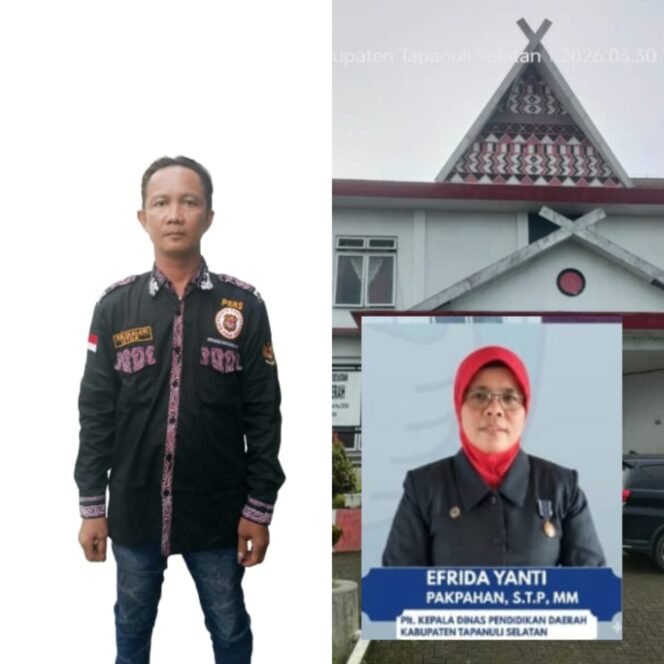 
 Di duga Pratik Pungutan liar Pengelolaan Dana Sertifikasi Guru,DPW Media Center LSM PAKAR Sumut Minta Kejatisu Periksa Dinas Pendidikan Tapsel