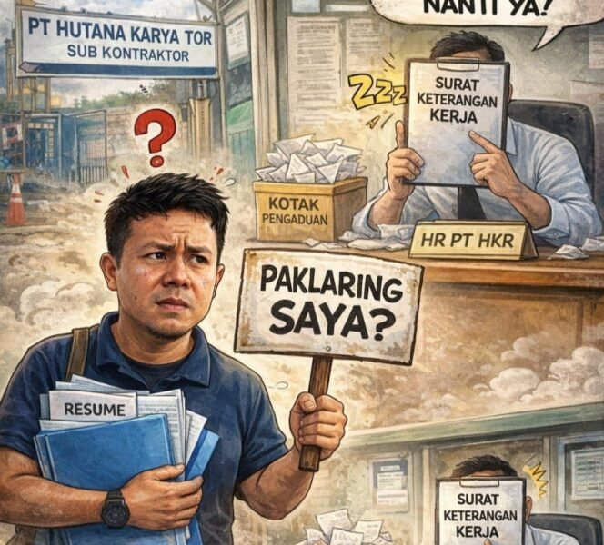 
 Paklaring Tak Kunjung Diberikan, PT HKR Subkontraktor PT RAPP Disorot Soal Hak Pekerja