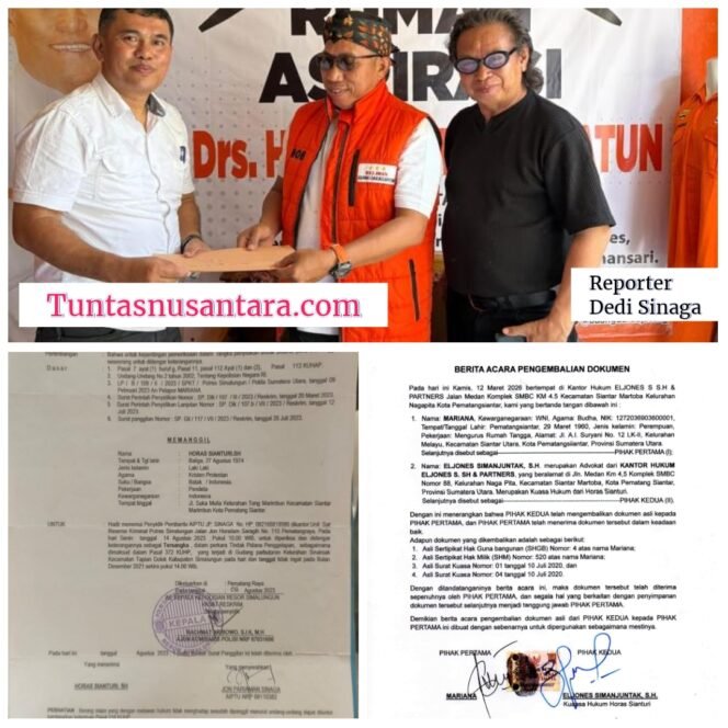 
 Bawa Novum Perdamaian, Horas Sianturi Desak DPR Tinjau Kasus Dugaan Kriminalisasi Advokat