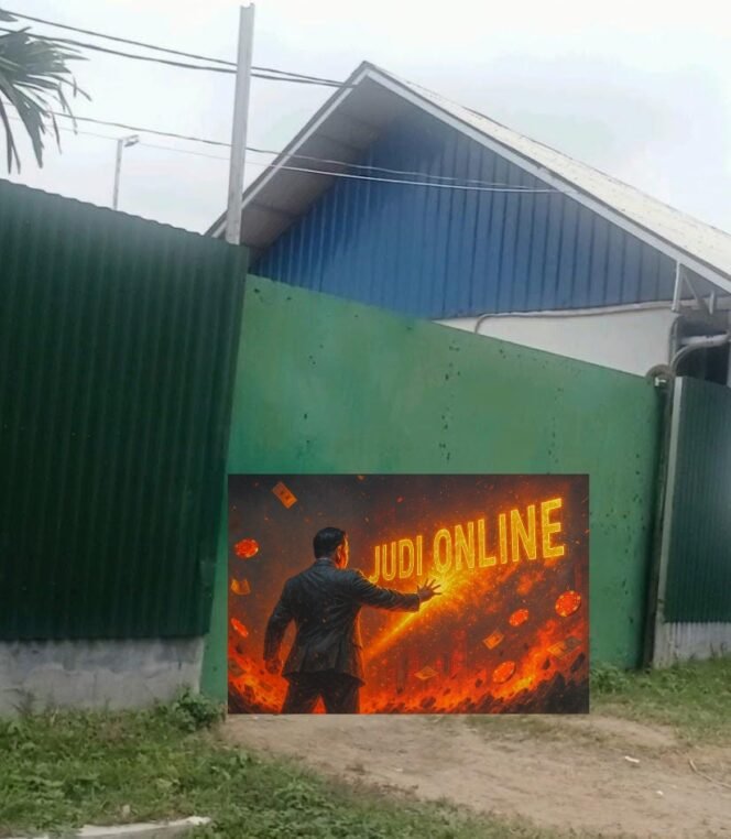 
 Oknum Kepolisian Sumatera Utara DIDUGA Lindunggi Judi Online Pasar 7 Desa Manunggal