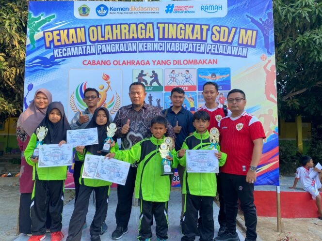 
 SD Negeri 006 Pangkalan Kerinci Raih 5 Medali O2SN 2026, Dua Siswa Lolos ke Tingkat Kabupaten