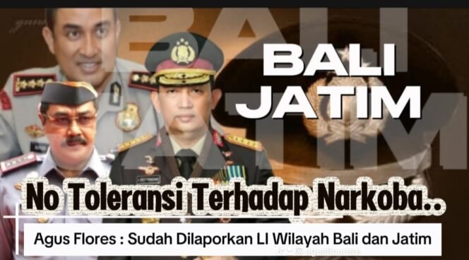 
 Dugaan Jaringan Narkoba Lapas Bali dan Oknum Aparat Jatim Dilaporkan, Agus Flores: “Tugas Kami Melapor dan Mengawal”