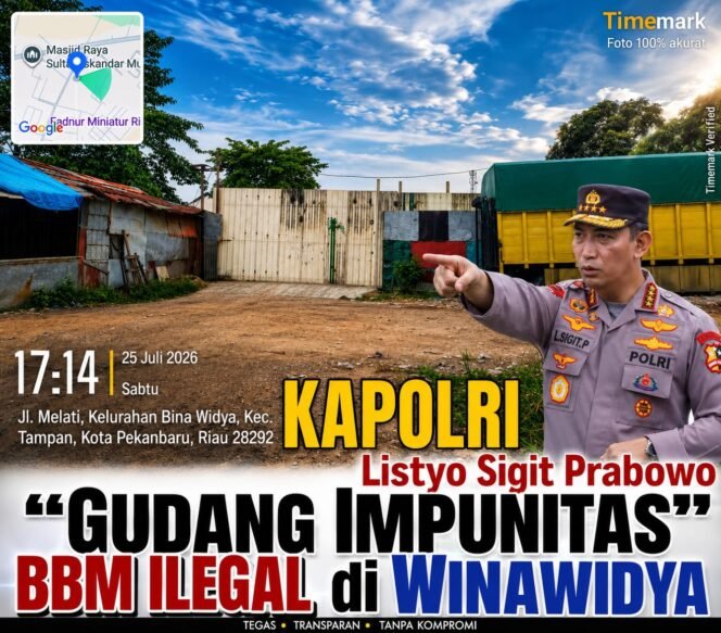 
 KPK TIPIKOR: Kapolda Riau “ Diduga Gudang Impunitas”  BBM Ilegal di Winawidya Tak Tersentuh Hukum