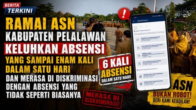 
 Ramai Keluhan ASN Soal Absensi 6 Kali Sehari, Pemerintah Diminta Tinjau Aturan