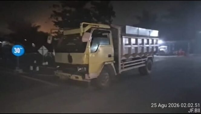 
 Dump Truk Bawa Solar Ditetapkan Jadi Barang Temuan Oleh Polres Pelalawan