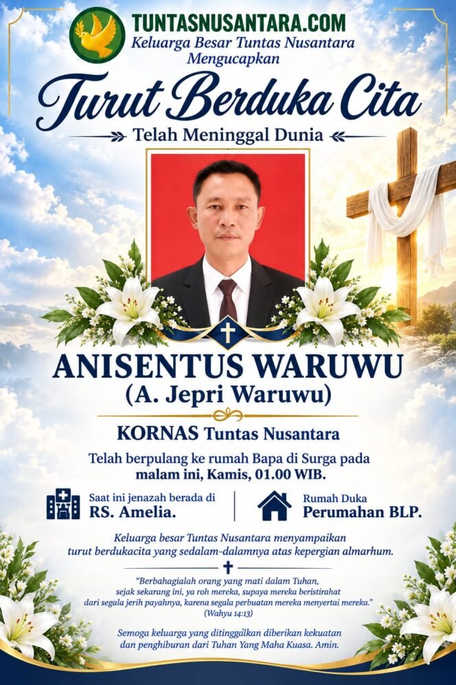 
 Anggota Tuntas Nusantara, Anisentus Waruwu Meninggal Dunia