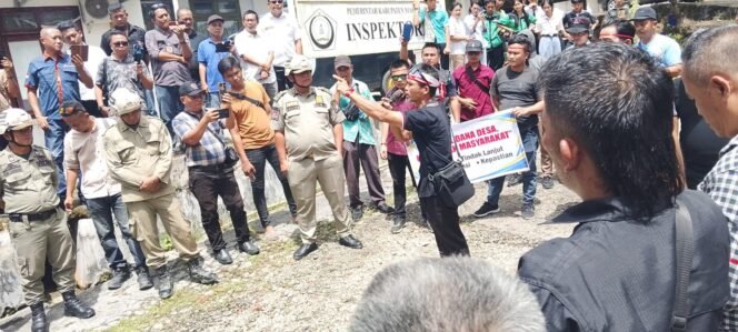 
 10 Desa Desak Evaluasi Inspektorat Nias Selatan, Kepastian Pengaduan Dipertanyakan
