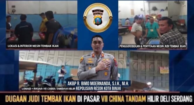 
 Di Sorot Kapolres Binjai di Duga Terima Setoran Dari ASEN dan ANJU Bos Judi Tembak Ikan Pasar 7 Tandem